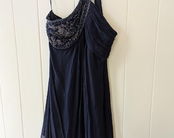 Y2k Perlen mini Abendkleid