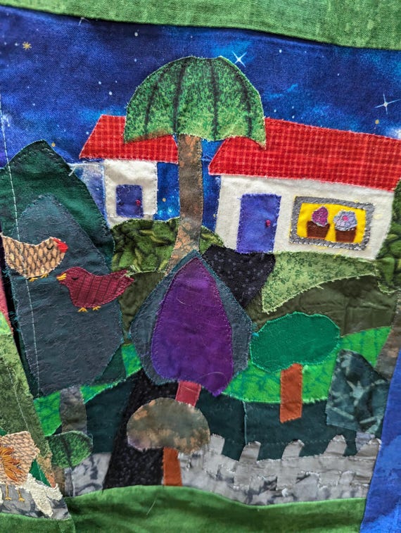 Handmade Patchwork Quilt Vest - image 3