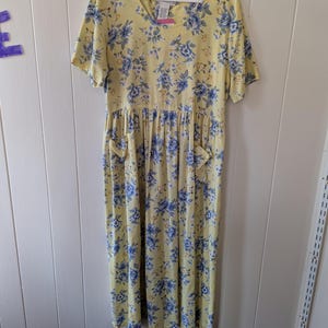 80s 90s floral sundress