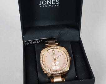 Jones New York Rose Gold Tone Classic Women