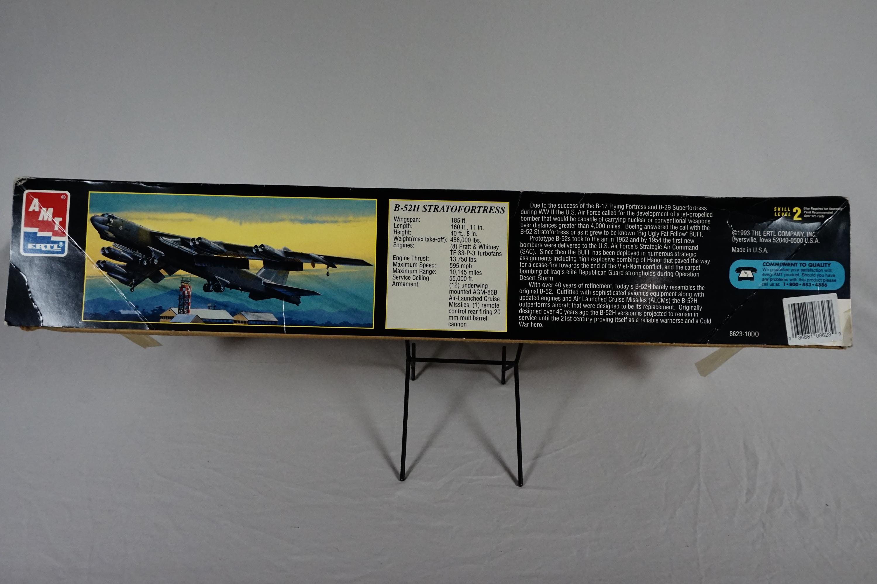 AMT ERTL n° 8623 avion bombardier B-52H Stratofortress 1/72 jamais monté complet | eBay