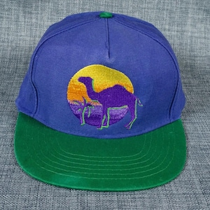 Camel Cigarettes Sunset Tobacco Joe Camel Smooth Character Trucker Hat Snapback