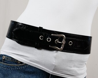 VIA SPIGA Black Belt Italian Leather Free Size Adjustable  display picture 1