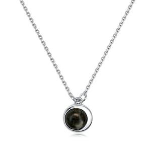 Lunar Meteorite Necklace (NWA 16684) – Moon Drop