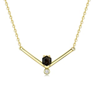 Lunar Meteorite Necklace (NWA 16684) – CELESTIAL CHEVRON