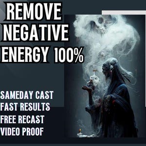 100% REMOVE NEGATIVE ENERGY Spell | Banish Dark Forces | Evil Eye Removal | Hex & Curse Cleanse | Purification Ritual | Aura Protection