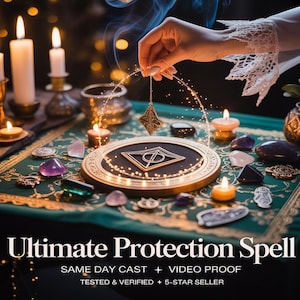 ULTIMATE PROTECTION SPELL, protection ritual, energy shield, curse removal, spiritual defense, aura fortification
