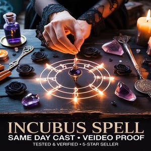 INCUBUS SPELL | dark desire | astral seduction | intimate energy | spiritual passion | night ritual