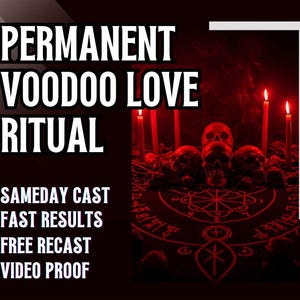 PERMANENT VOODOO LOVE Ritual | Lasting Love | Binding Spell | Devotion Magic | Soul Connection | Love Attraction | Voodoo Ritual