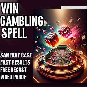 WYGRAJ ZAKLĘCIE HAZARDOWE | Zaklęcie Jackpot | Magia pieniędzy | Szczęście w kasynie | Szybki zaklęcie bogactwa | Zaklęcie zwycięzcy loterii | Przyciąganie bogactwa