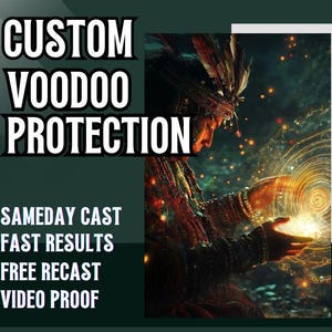 CUSTOM VOODOO PROTECTION Spell | Ultimate Shield | Curse Removal | Demonic Protection | Lifelong Spiritual Defense | Home & Energy Guard