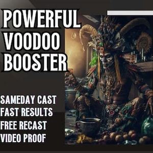 DELUXE ULTIMATE VOODOO Booster Spell | Limitless Power | Energy Amplifier | Spell Enhancement | Spiritual Accelerator |Mystical Breakthrough