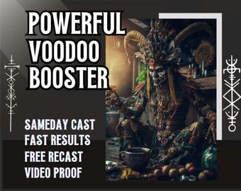 ULTIMATE VOODOO BOOSTER Spell | Limitless Power | Energy Amplifier | Spell Enhancement | Spiritual Accelerator | Mystical Breakthrough