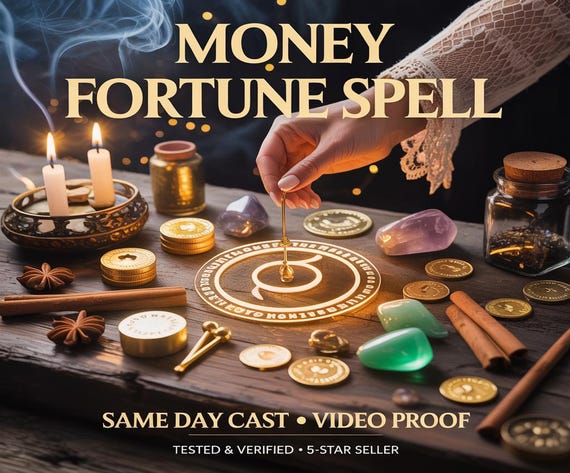 MONEY FORTUNE SPELL | attract wealth | financial boost | money manifestation | prosperity ritual | abundance spell