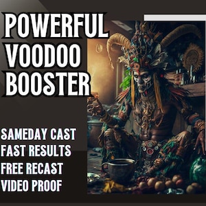 ULTIMATE VOODOO BOOSTER Spell | Limitless Power | Energy Amplifier | Spell Enhancement | Spiritual Accelerator | Mystical Breakthrough