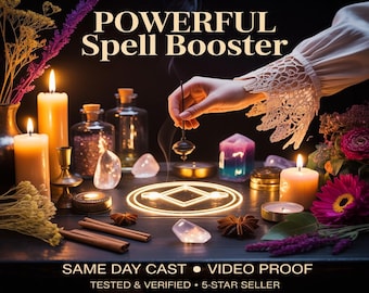 POWERFUL SPELL BOOSTER | ritual amplification | energy elevation | manifestation speed | spell strengthening | spiritual acceleration