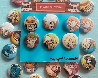 ワンピース amerge. front button border onepiece One Piece Buttons - Etsy