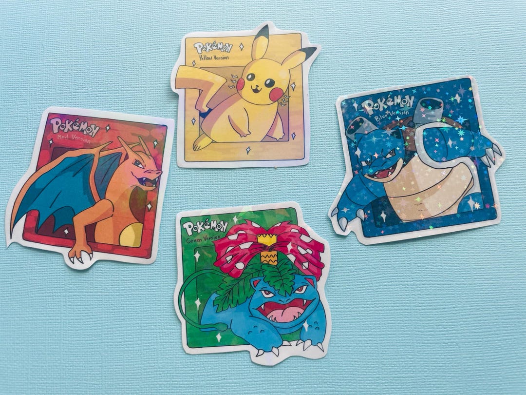 PKMN Cartridge Stickers - Etsy