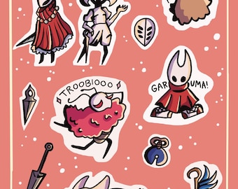 Hollow Knight Silksong Sticker Sheet