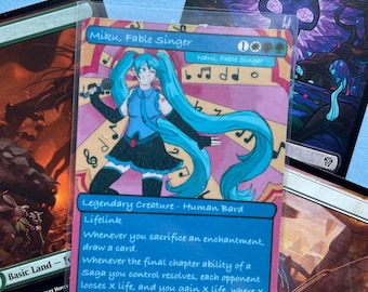 MTG 初音ミク Hatsune Miku：Electric Entourage Secret Lair x Hatsune Miku: Electric Entourage JP Foil