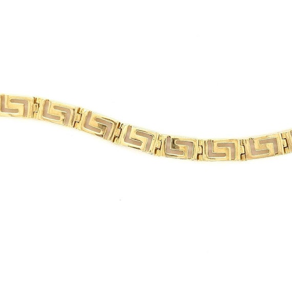 18k Greek Key Bracelet