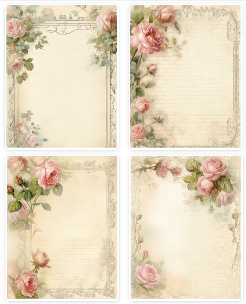 Creativity Street Lia Griffith Papierblock – Garden Rose Design Für Kreative Projekte