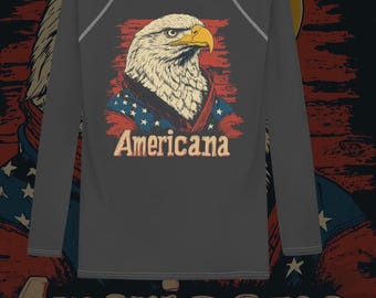 Calligraphy "Americana" All American - Women's Rash Guard