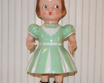 vintage wind up doll