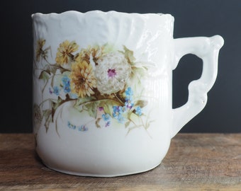 Vintage Floral Shaving Mug