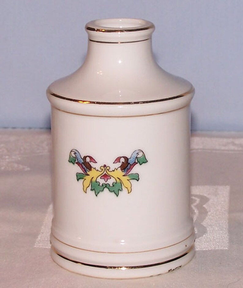 Vintage Mouthwash Jar Coat of Arms Etsy