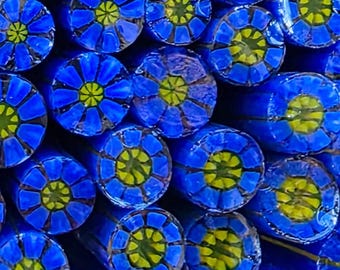 COE 96 Murrini Flower: Wildest Dreams - 1 oz Cane/Sticks