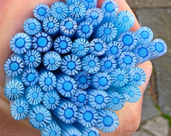 COE 90 Murrini Flower: Full Potential - 1 oz Cane/Sticks