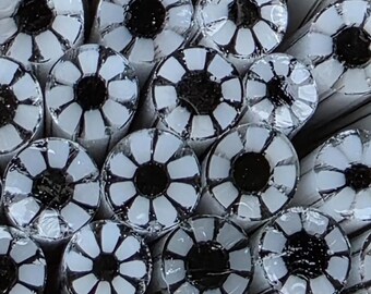 COE 96 Flower Murrini: Little Perfect - 1 oz Cane/Sticks