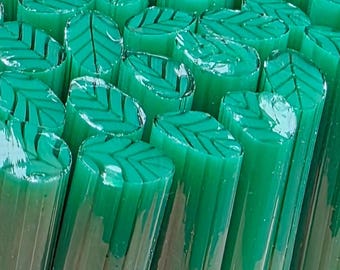 NEW COE 90 Murrini Leaf: A Shade of Jade - 1 oz Cane/Sticks