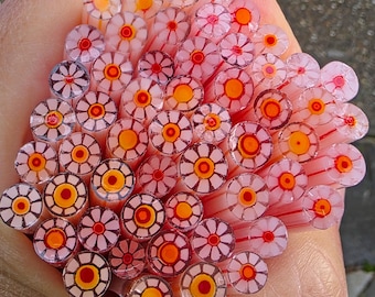 COE 96 Flower Murrini: That's Sweet - 1 oz Cane/Sticks