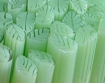 NEW COE 90 Murrini Leaf: Pale Green - 1 oz Cane/Sticks