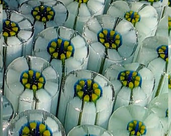 NEW COE 90 Murrini Flower: Goodness Overload - 1 oz Cane/Sticks