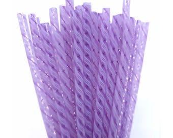 COE 90 Handmade Glass Cane Twists "Grape Cotton Candy" | 3-Piece 6" Thick Decorative Rods | Bullseye Compatible | Kristi's Twisties