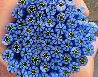 COE 90 Murrini Flower: Best Ever - 1 oz Cane/Sticks