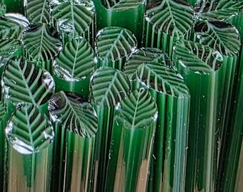 COE 96 Murrini Leaf: Rated Pea-G - 1 oz Cane/Sticks