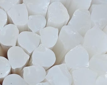 NEW COE 96 Murrini Flower: White Lily of the Valley - 1 oz Cane/Sticks - Opaque White - May Birth-month Flower Lily of the Valley