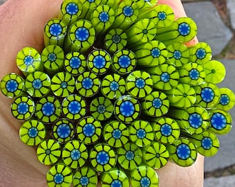 COE 90 Murrini Flower: Inspire Someone - 1 oz Cane/Sticks