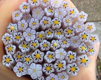 COE 96 Murrini Flower: Create Magic - 1 oz Cane/Sticks