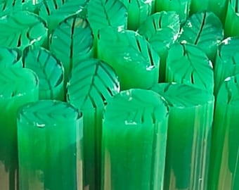 NEW COE 96 Murrini Leaf: Emerald - 1 oz Cane/Sticks