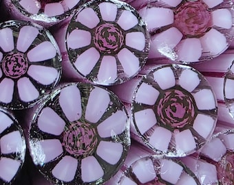 NEW COE 90 Murrini Flower: Purple Princess - 1 oz Cane/Sticks