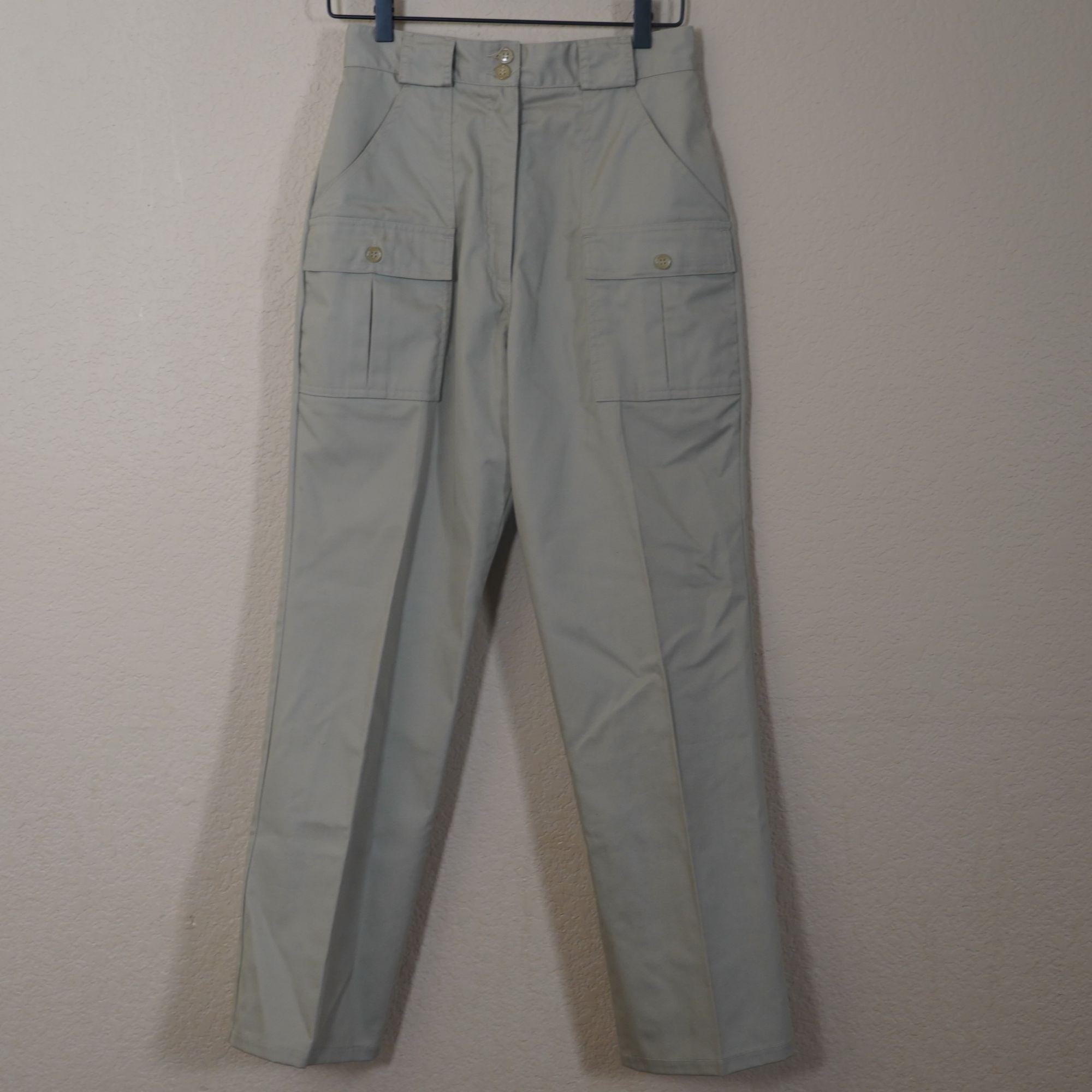 Tilley, Vintage Tilley Endurables Pants Womens 10 Cargo Safari Khakis High Rise
