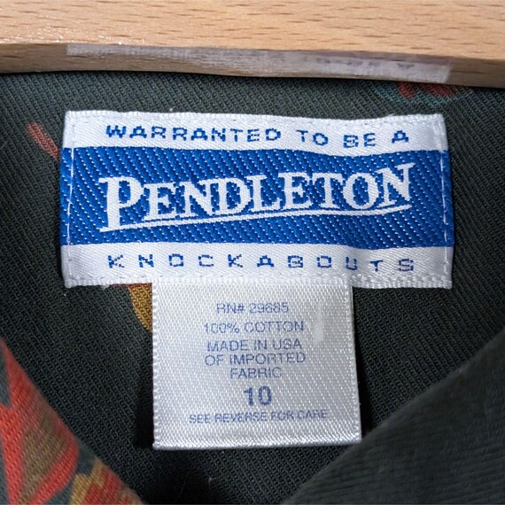 VTG 90s Pendleton Knockabouts Button Down Shirt L… - image 3