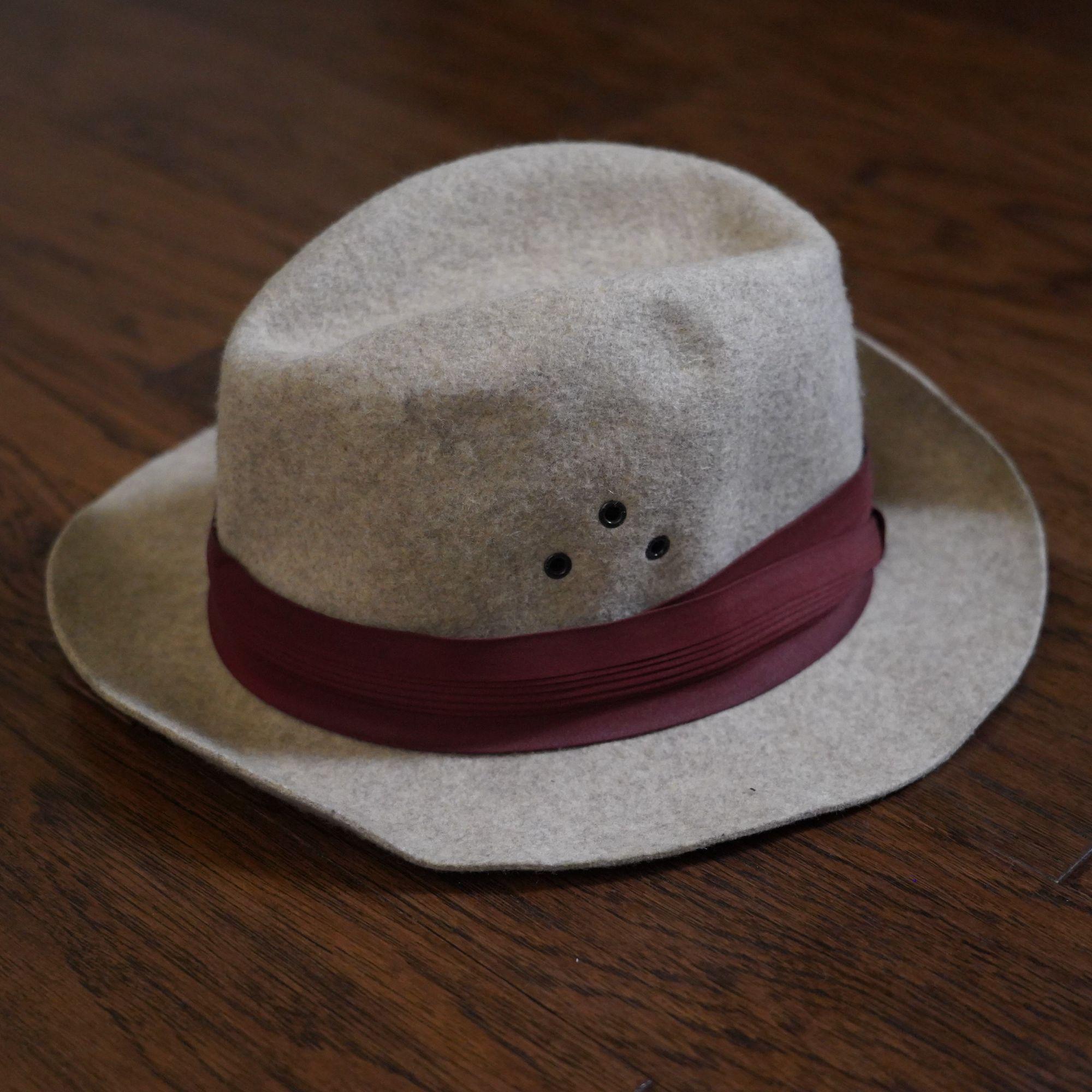 Dorfman Pacific Red Fedora ?… stock California Vintage Dorfman Pacific Stockton California Brown Wool  main image 3