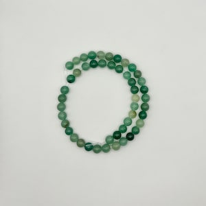 8mm green aventurine beads, Green aventurine beads, Natural green aventurine beads