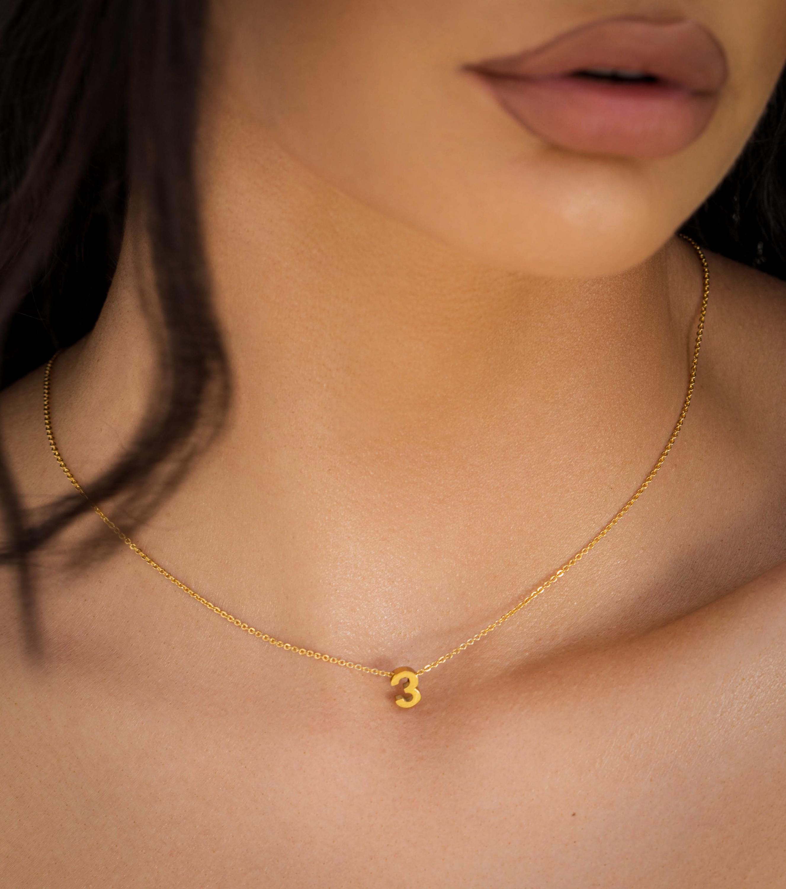 Number 21 necklace - Etsy 日本